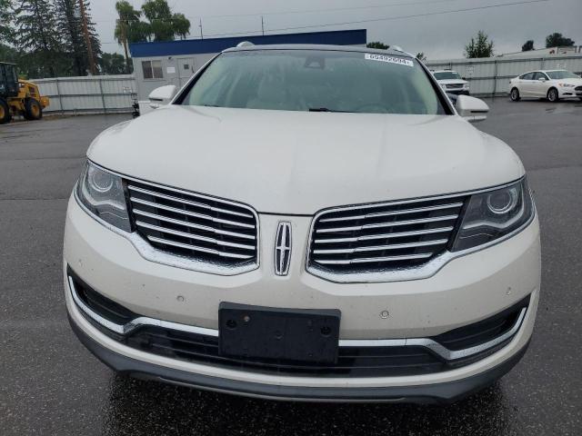 2LMPJ8LR2HBL10990 - 2017 LINCOLN MKX RESERVE WHITE photo 5