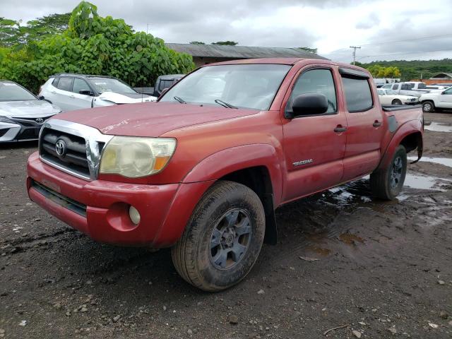 5TEJU62N55Z031417 - 2005 TOYOTA TACOMA DOUBLE CAB PRERUNNER RED photo 1