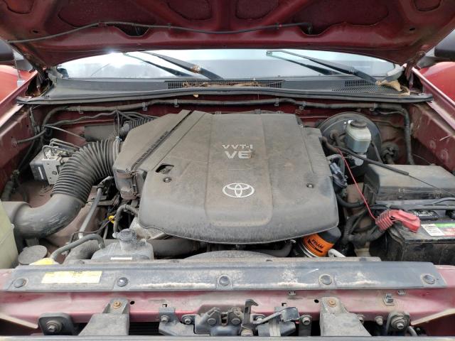 5TEJU62N55Z031417 - 2005 TOYOTA TACOMA DOUBLE CAB PRERUNNER RED photo 11