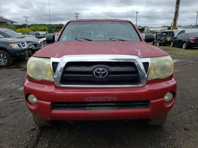 5TEJU62N55Z031417 - 2005 TOYOTA TACOMA DOUBLE CAB PRERUNNER RED photo 5