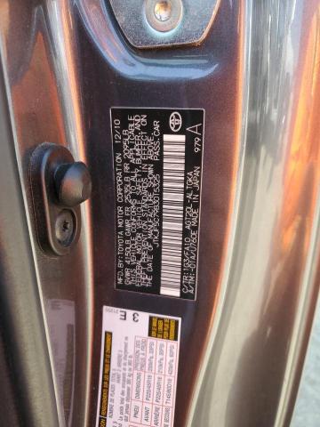 JTKJF5C79B3015325 - 2011 TOYOTA SCION TC გრაფიტი ფოტო 12