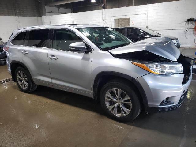 5TDJKRFH7ES066338 - 2014 TOYOTA HIGHLANDER XLE Gümüş foto 4