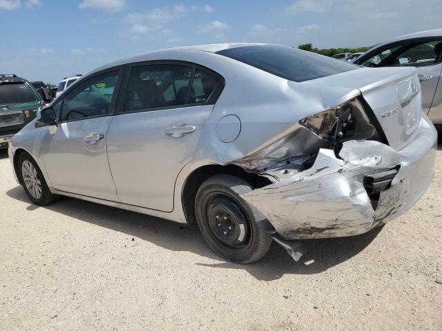 2HGFB2F81CH311872 - 2012 HONDA CIVIC EX SILVER photo 2