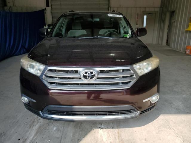 5TDBK3EH4CS105368 - 2012 TOYOTA HIGHLANDER BASE BURGUNDY photo 5