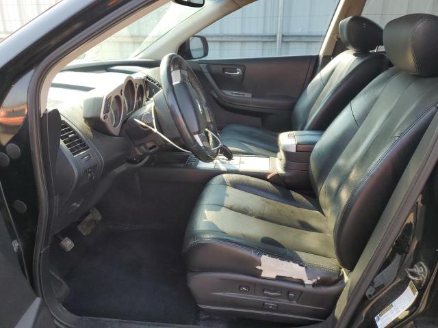 JN8AZ08W46W535667 - 2006 NISSAN MURANO SL BLACK photo 7