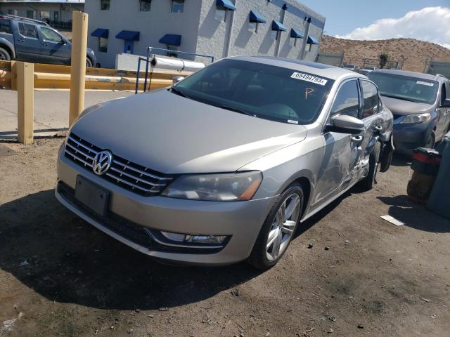 1VWCN7A38DC096283 - 2013 VOLKSWAGEN PASSAT SEL SILVER photo 1