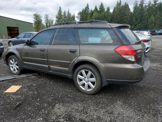 4S4BP61C387342766 - 2008 SUBARU OUTBACK 2.5I BROWN photo 2