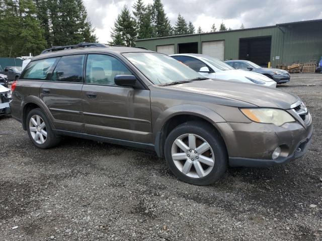 4S4BP61C387342766 - 2008 SUBARU OUTBACK 2.5I BROWN photo 4