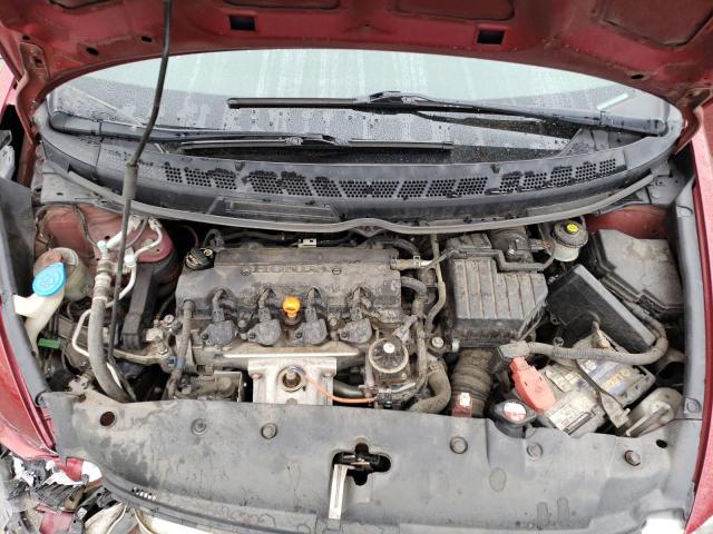 2HGFA1F6XBH545602 - 2011 HONDA CIVIC LX-S برغندي صورة 11