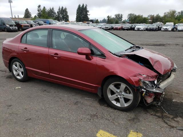 2HGFA1F6XBH545602 - 2011 HONDA CIVIC LX-S برغندي صورة 4