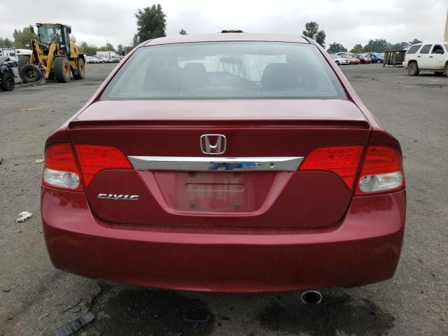 2HGFA1F6XBH545602 - 2011 HONDA CIVIC LX-S برغندي صورة 6