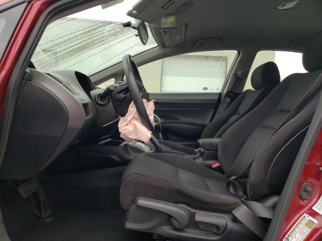 2HGFA1F6XBH545602 - 2011 HONDA CIVIC LX-S برغندي صورة 7