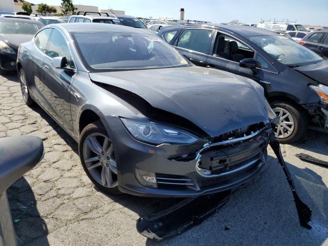 5YJSA1H10EFP34056 - 2014 TESLA MODEL S Boz foto 4