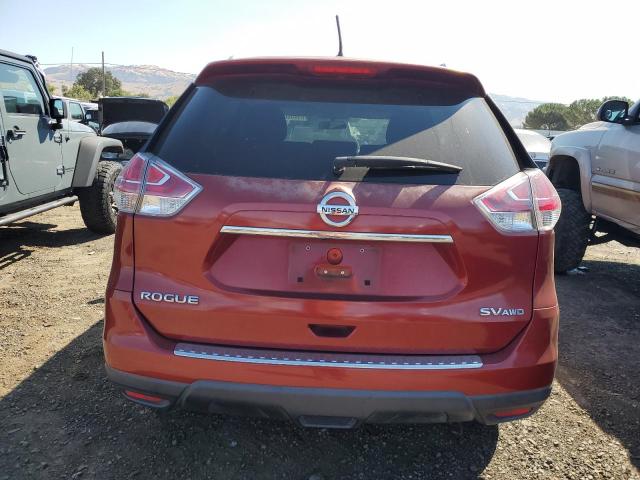 KNMAT2MV5FP560853 - 2015 NISSAN ROGUE S RED photo 6