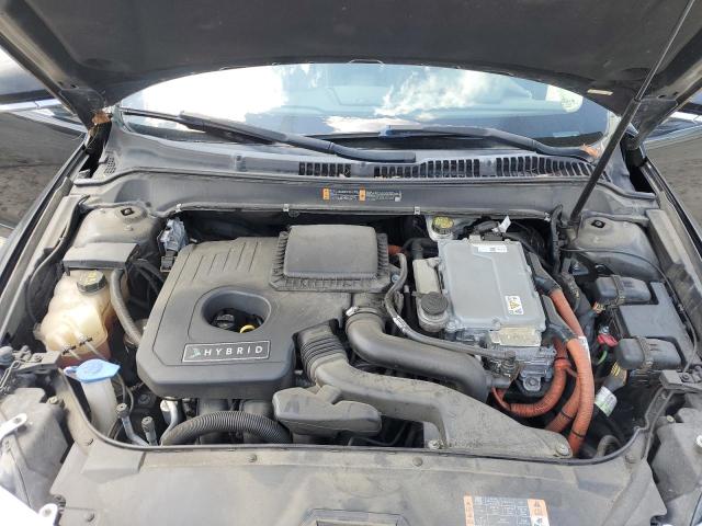 3LN6L2LU0FR608391 - 2015 LINCOLN MKZ HYBRID BLACK photo 11