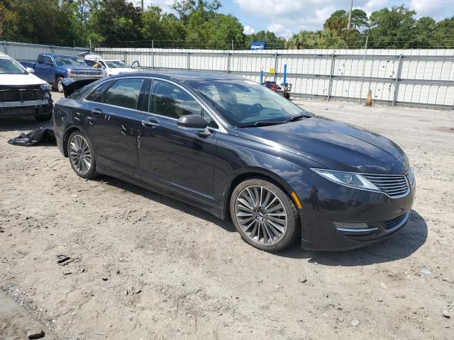 3LN6L2LU0FR608391 - 2015 LINCOLN MKZ HYBRID BLACK photo 4