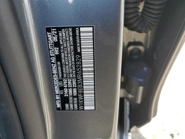 W1KWF8EB3MR652829 - 2021 MERCEDES-BENZ C 300 4MATIC GRAY photo 13