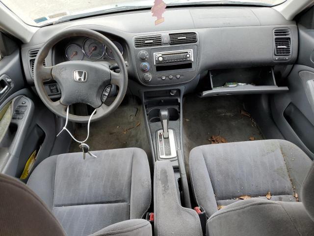 2HGES16513H525644 - 2003 HONDA CIVIC LX GRAY photo 8