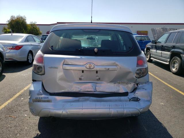 2T1KR32E17C648620 - 2007 TOYOTA COROLLA MA XR SILVER photo 6