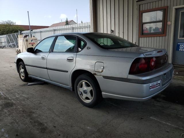 2G1WF52E339124541 - 2003 CHEVROLET IMPALA SILVER photo 2