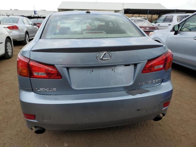 JTHCK262182020588 - 2008 LEXUS IS 250 BLUE photo 6