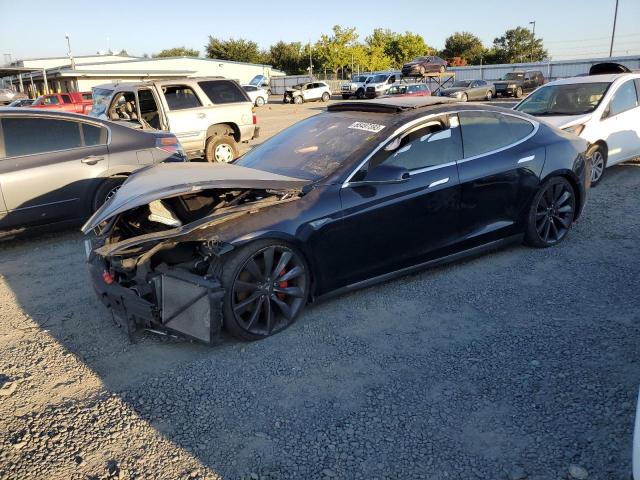 5YJSA1H21EFP68130 - 2014 TESLA MODEL S Qara foto 1