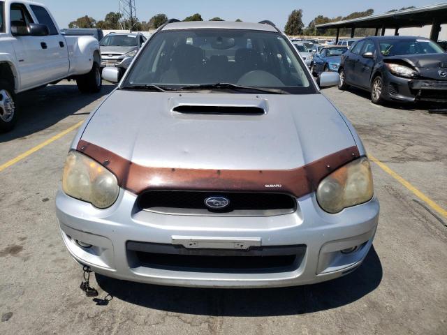 JF1GG29685G803107 - 2005 SUBARU IMPREZA WRX SILVER photo 5