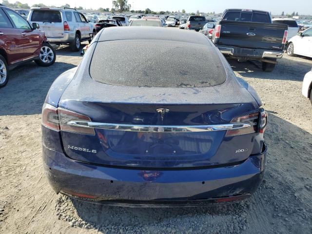 5YJSA1E22JF273899 - 2018 TESLA MODEL S BLUE photo 6