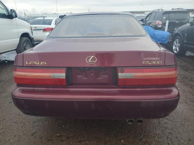 JT8BF12G0T0132668 - 1996 LEXUS ES 300 MAROON photo 6