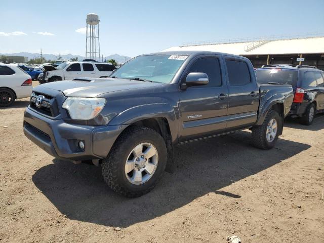 3TMJU4GN9FM191845 - 2015 TOYOTA TACOMA DOUBLE CAB PRERUNNER GRAY photo 1
