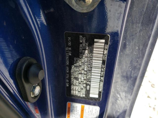 JF1ZNAA17F8702175 - 2015 TOYOTA SCION FR-S 蓝色 照片 12