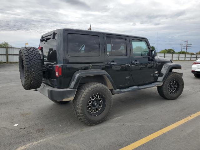 1C4BJWEG8CL217202 - 2012 JEEP WRANGLER U SAHARA BLACK photo 3