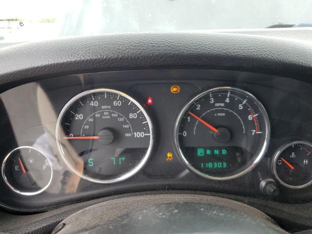 1C4BJWEG8CL217202 - 2012 JEEP WRANGLER U SAHARA BLACK photo 9