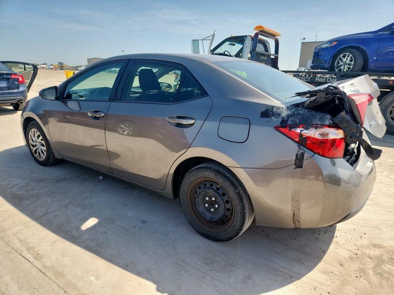 2T1BURHE7KC183326 - 2019 TOYOTA COROLLA L Gris photo 2