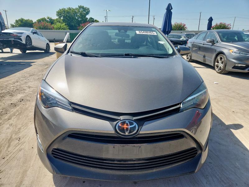 2T1BURHE7KC183326 - 2019 TOYOTA COROLLA L Gris photo 5