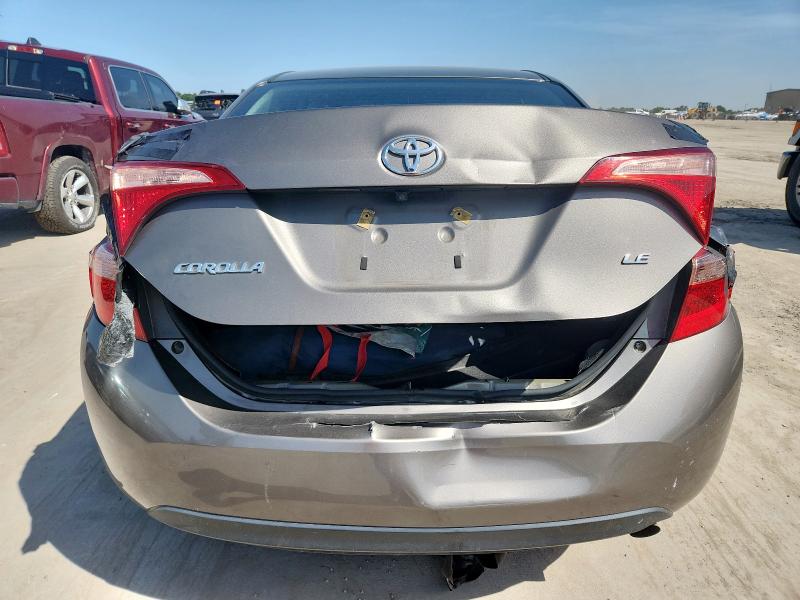 2T1BURHE7KC183326 - 2019 TOYOTA COROLLA L Gris photo 6