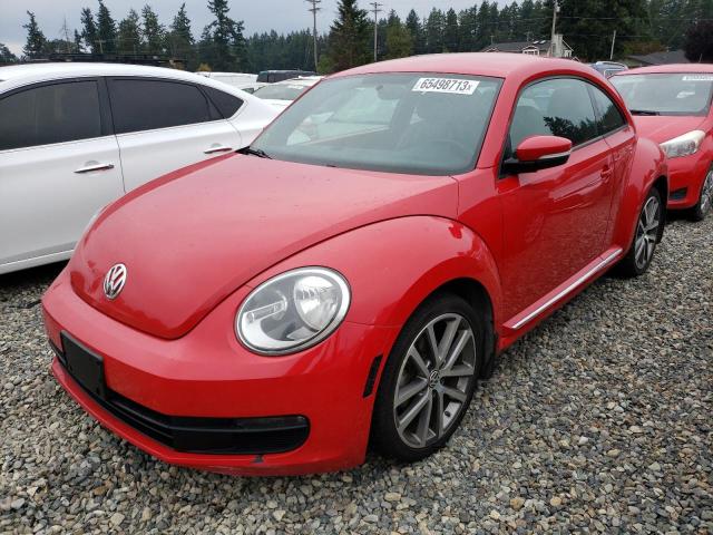 3VWHP7AT1CM633878 - 2012 VOLKSWAGEN BEETLE RED photo 1