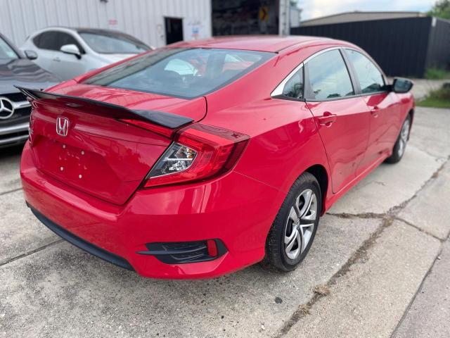 2HGFC2F57GH521126 - 2016 HONDA CIVIC LX RED photo 4