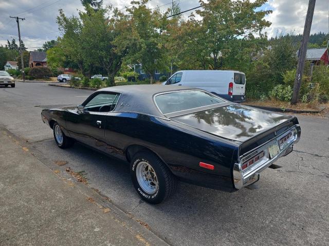 WP29U2G203809 - 1972 DODGE CHARGER BLACK photo 3