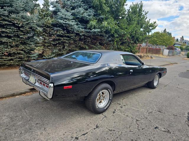 WP29U2G203809 - 1972 DODGE CHARGER BLACK photo 4