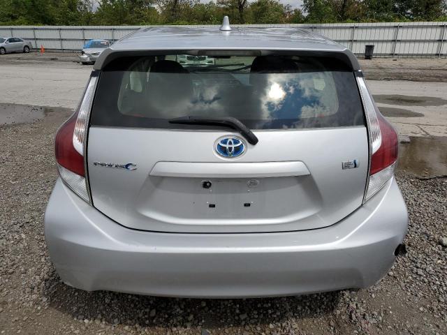 JTDKDTB31F1093698 - 2015 TOYOTA PRIUS C SILVER photo 6