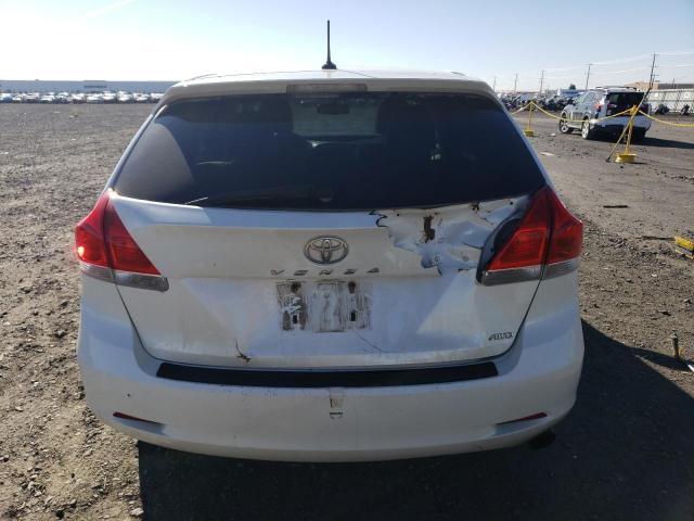 4T3BA3BB9AU019052 - 2010 TOYOTA VENZA WHITE photo 6