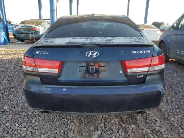 5NPEU46F38H382312 - 2008 HYUNDAI SONATA SE BLUE photo 6