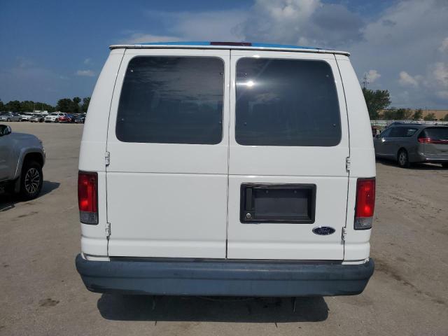 1FMNE1BW8EDA21804 - 2014 FORD ECONOLINE E150 WAGON WHITE photo 6