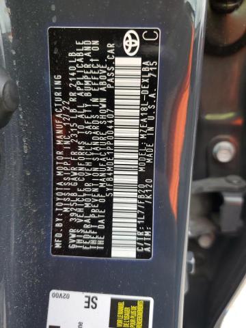 5YFB4MDE1PP004407 - 2023 TOYOTA COROLLA LE 石墨色 照片 13