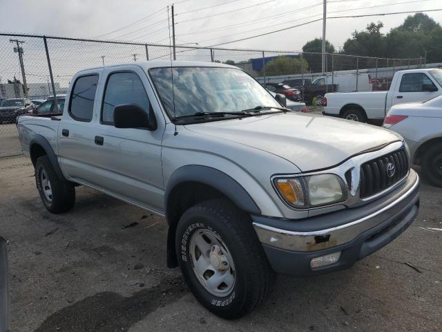 5TEGM92N13Z155788 - 2003 TOYOTA TACOMA DOUBLE CAB PRERUNNER SILVER photo 4