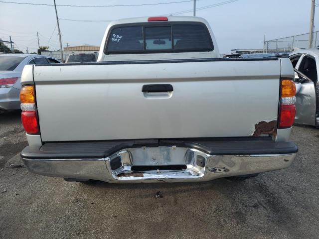 5TEGM92N13Z155788 - 2003 TOYOTA TACOMA DOUBLE CAB PRERUNNER SILVER photo 6