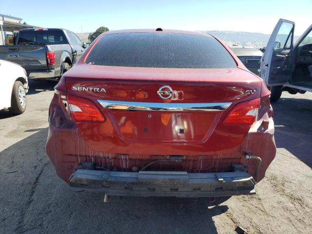 3N1AB7AP5HY365412 - 2017 NISSAN SENTRA S RED photo 6