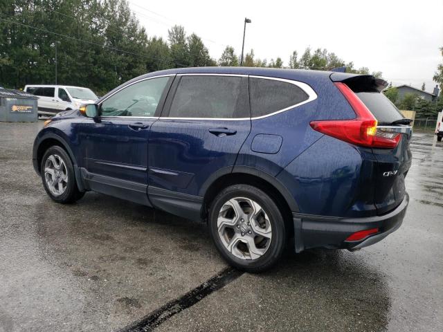 2HKRW2H88JH671366 - 2018 HONDA CR-V EXL BLUE photo 2