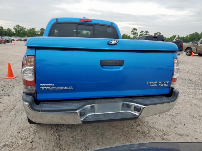 3TMJU62N69M078779 - 2009 TOYOTA TACOMA DOUBLE CAB PRERUNNER BLUE photo 6